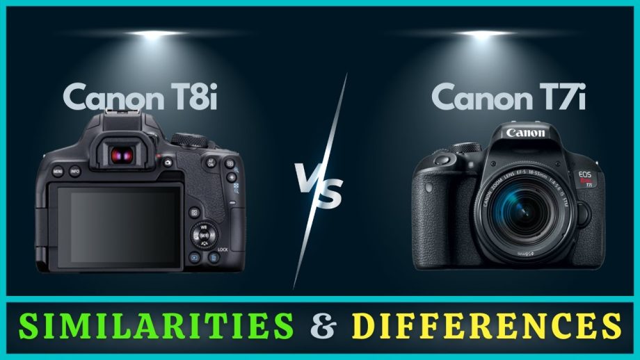 Canon t8i vs Canon t7i comparison