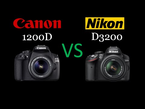 Canon eos 1200D vs Nikon D3200 comparison