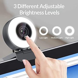 Angetube Streaming 1080P HD Webcam: (best low light streaming camera)