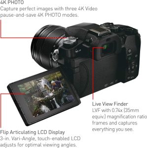 Panasonic Lumix DMC G85 (Best cameras for filmmaking under $500)